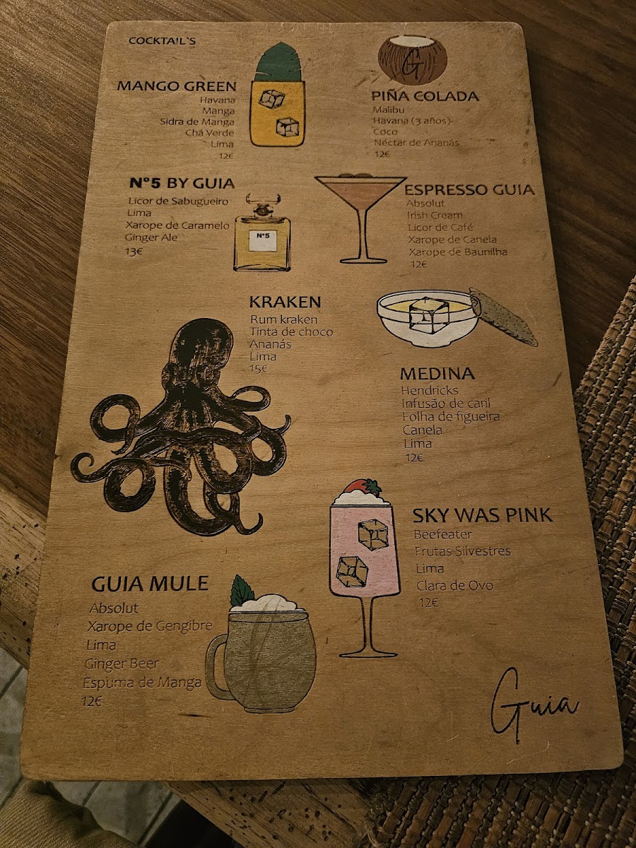 Menu Guia Beach, Food & Drinks-2