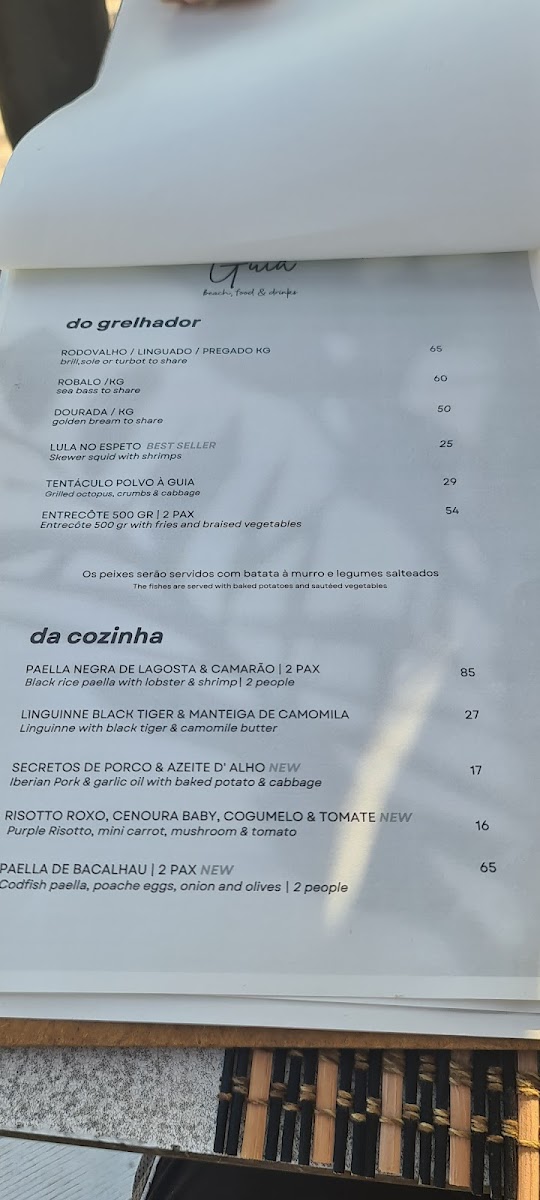 Menu Guia Beach, Food & Drinks-4