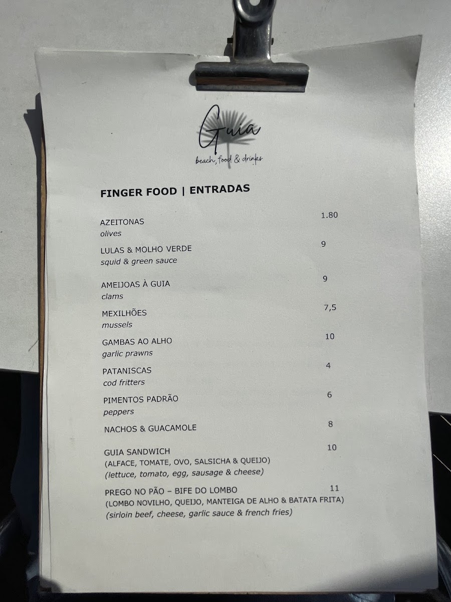 Menu Guia Beach, Food & Drinks-7